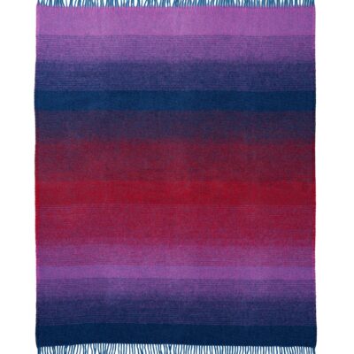 Klippan plaid AURORA - Purple Blue - UITVERKOCHT